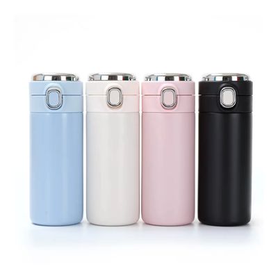 Bottiglia di acqua termica intelligente in acciaio inossidabile da 320 ml/ 420 ml con display di temperatura a led
