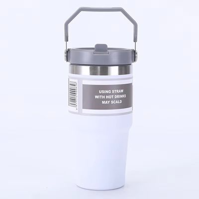 20oz 30oz Acciaio inossidabile Vacuum Isolato Tumbler Con Maniglia Capo Logo personalizzato Ideale
