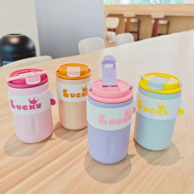 420 ml di bottiglia d'acqua in acciaio inox con coperchio