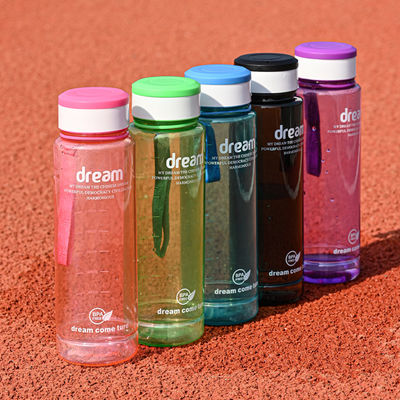 Bere direttamente 1L Eco-friendly Fitness Sport BPA-free Bottiglia portatile con marchio di capacità