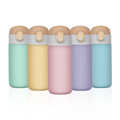 16oz Flasca antiperdita per bambini Stile di moda Sport Isolato Bottiglia d'acqua con paglia
