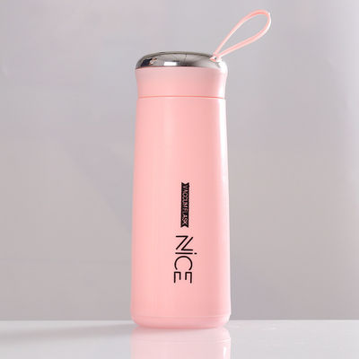 Bottiglia di tè in vetro sostenibile da 450 ml con resistenza alle alte temperature e logo personalizzato