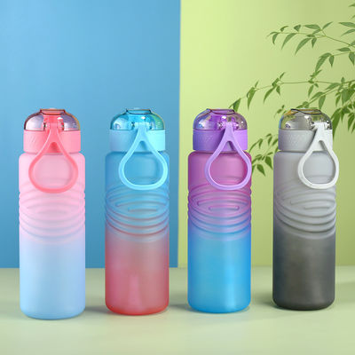 Rimanete idratati in movimento con questo bicchiere d'acqua a colori gradienti da 1000 ml di grande capacità