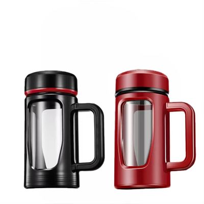 Stile di design classico infusore di tè a doppia parete indissolubile bottiglia d'acqua per viaggi facili