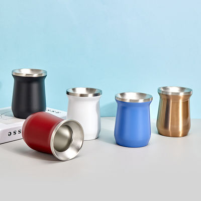 Tazza da ufficio da uomo con logo personalizzato di paglia Tazza resistente alle gocce Bottiglia d'acqua in acciaio inossidabile 12 oz Capacità