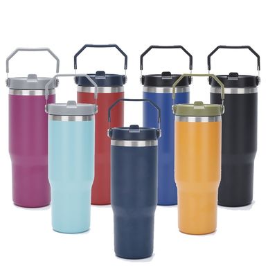 20oz 30oz Tazze di Acciaio Inossidabile Isolato da vuoto Disegno portatile per bevande