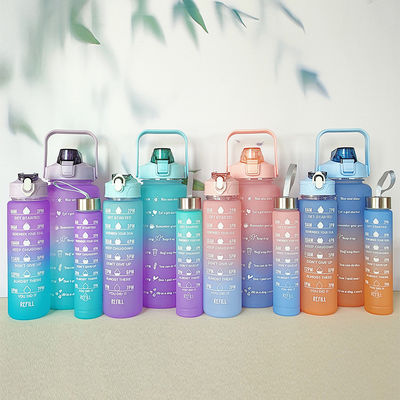 3 pcs in 1 set Violeta Eco-Friendly Safety Durable Water Bottles per le vostre esigenze di idratazione