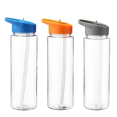 750 ml Bottiglia trasparente di plastica per sportivi e viaggi per l' acqua bollente