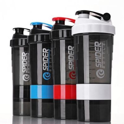 Flascia Shaker a tre strati personalizzata con coperchio per palestra fitness sport all'aria aperta