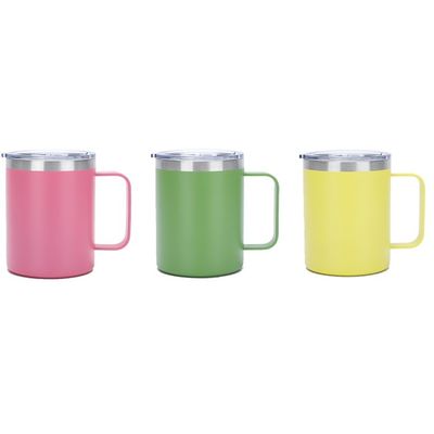OEM 12oz tazza di caffè in acciaio inossidabile con isolamento a doppia parete e design a colori puri