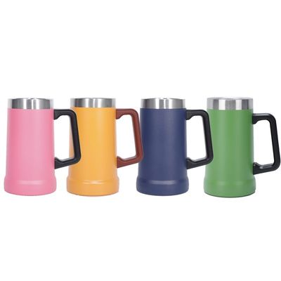 24 oz aspirapolvere a doppia parete 304 in acciaio inossidabile tazza da caffè con maniglia ideale per la vita quotidiana