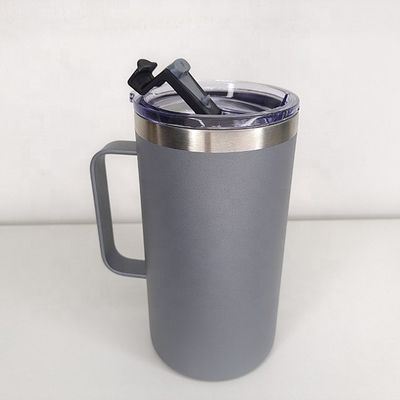 Tazza da caffè in acciaio inossidabile a vuoto con presa a mano 12-24 ore di isolamento