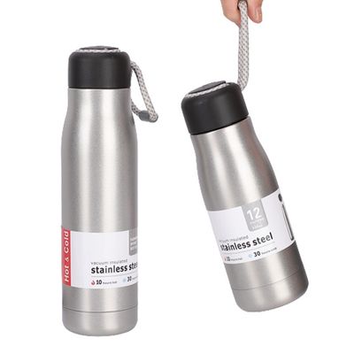 Moderno stile di design portabile isolante termica bottiglia d'acqua in acciaio inossidabile per lo sport