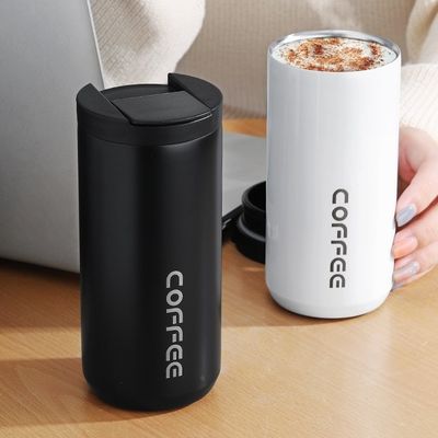 304 Tazza di caffè isolante in acciaio inossidabile all'interno e 201 all'esterno per le esigenze aziendali