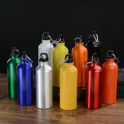 Flesse a vuoto bottiglia d'acqua in alluminio a sublimazione con 400 ml/500 ml/750 ml/1000 ml capacità
