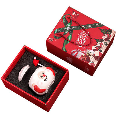 Tazze di caffè in ceramica nordica personalizzate per Natale Capacità 400 ml con design di Babbo Natale
