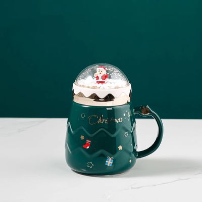 2024 Bello Natale Pallone di Neve Ceramica Tazza Set regalo con tutti gli accessori e Tazza Carina