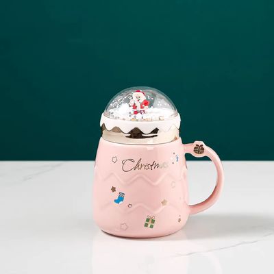 2024 Bello Natale Pallone di Neve Ceramica Tazza Set regalo con tutti gli accessori e Tazza Carina