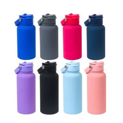 Logo personalizzato Bottiglie di vuoto Termo Doppia parete Bottiglie d'acqua in acciaio inossidabile per MUGS