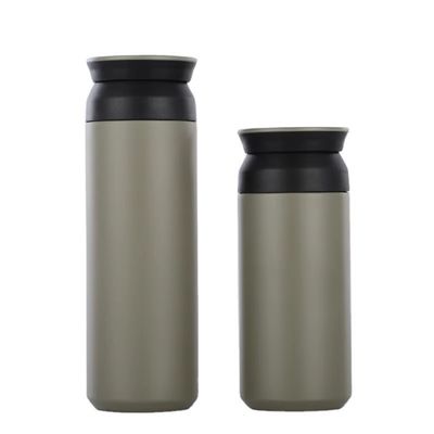 Coppe di acciaio inossidabile a doppia parete con coperchio e manico Capacità 350ml/500ml