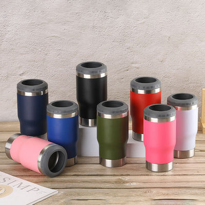 14oz Multicolore Isolato da vuoto Birra in scatole fredde Bottiglia sportiva per il campeggio