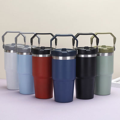 20oz 30oz di acciaio inossidabile Logo personalizzato Flaschetta termo con coperchio e maniglia OEM/ODM accettabile