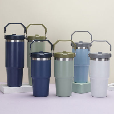 20oz 30oz di acciaio inossidabile Logo personalizzato Flaschetta termo con coperchio e maniglia OEM/ODM accettabile