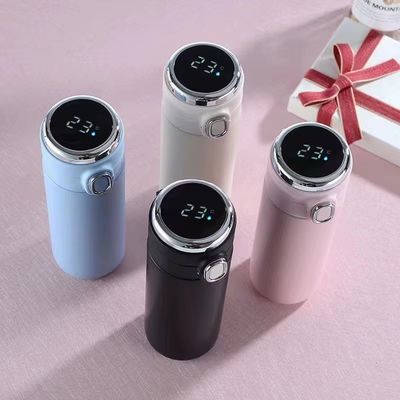 Copertura della tazza termo da acciaio inossidabile 304 con display di temperatura intelligente