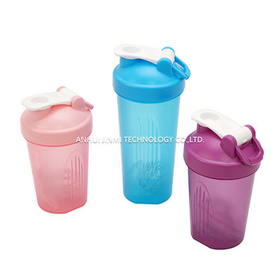 400 ml di BPA libero di plastica sportiva proteina in polvere di miscelazione Shake Coppa d'acqua con scala e coperchio