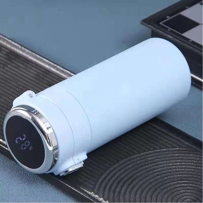Bottiglia di acqua termica intelligente in acciaio inossidabile da 320 ml/ 420 ml con display di temperatura a led