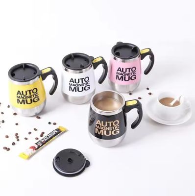 Conveniente portabile elettrico agitazione Caffè Latte Bottiglia 450ml in acciaio inossidabile Tumbler