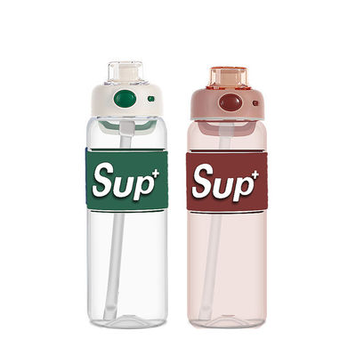 Coppa sportiva portatile impermeabile 650ml e 780ml Capacità bottiglia d'acqua colorata personalizzata