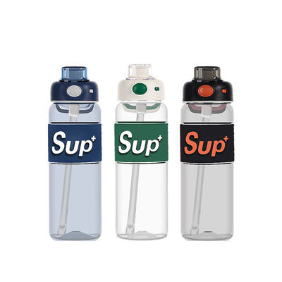 Coppa sportiva portatile impermeabile 650ml e 780ml Capacità bottiglia d'acqua colorata personalizzata