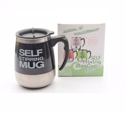 1 pezzo doppio isolato auto-agitazione tazza elettrica pigro mescolazione automatica in acciaio inossidabile Tazza di caffè di viaggio