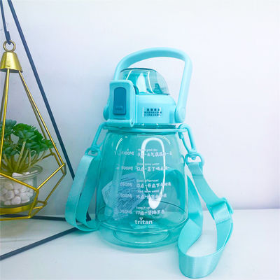 Alto livello di aspetto grande capacità di plastica rosso Sippy Cup bottiglia d'acqua per studenti