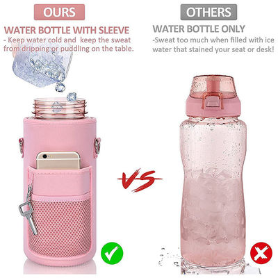 Colore personalizzato Manica di bottiglia di grande capacità per l'acqua bollente e vaso caldo portatile