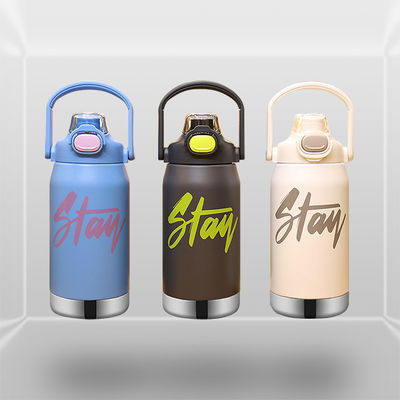 Super Nuovo Stile Bambini Carino Cartoon Vaso di vuoto Bambini Isolato Vaso Acqua Termale con paglia