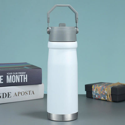 500 ml/650 ml Flesso aspiratore in acciaio inossidabile portabile utensili da bere per sport all' aperto con maniglia