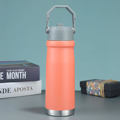 Bottiglia di acqua per sport all'aperto da 550 ml/650 ml con bevande dirette e design isolato