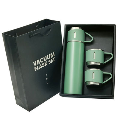 Acciaio inossidabile Vaso vuoto Bottiglia d'acqua Tazza Tumbler Set regalo con 3 coperchi 304 interno