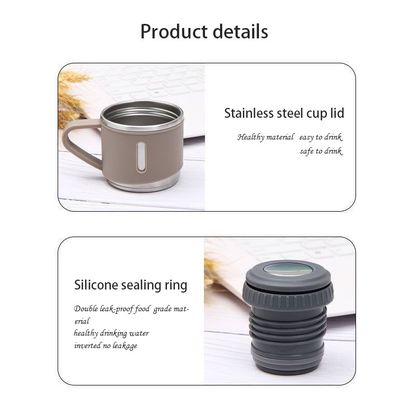 Acciaio inossidabile Vaso vuoto Bottiglia d'acqua Tazza Tumbler Set regalo con 3 coperchi 304 interno