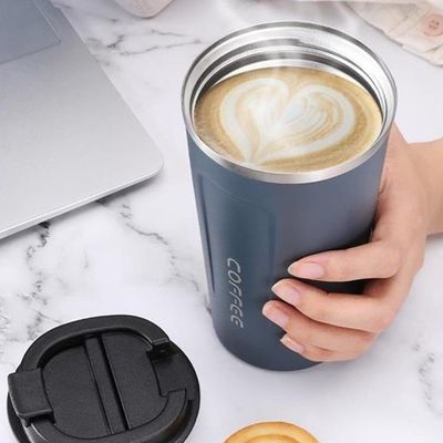 500ml Acciaio inossidabile Tazza di caffè isolato al vuoto Viaggio per Home Office Ristorante