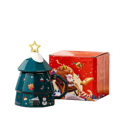 Copo ceramico con coperchio e cucchiaio regalo sostenibile