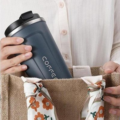 500ml Acciaio inossidabile Tazza di caffè isolato al vuoto Viaggio per Home Office Ristorante