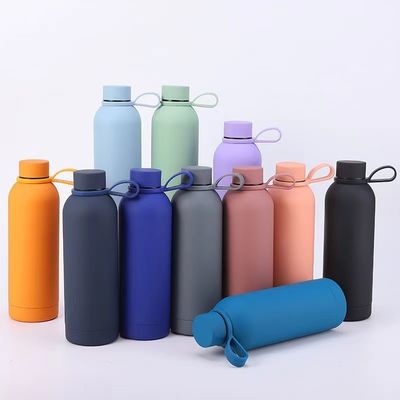 Colorato 304 in acciaio inossidabile fabbricazione pronto a scorta bocca stretta bottiglia d'acqua isolante