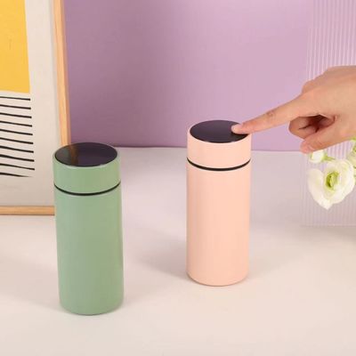 350ml Bottiglia d'acqua intelligente in acciaio inossidabile normale con display di temperatura e riutilizzabile