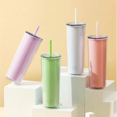 24oz bottiglie d'acqua colorate di plastica acrilica e ecologica