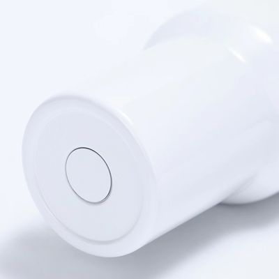 Bottiglia d'acqua aspirata in acciaio inossidabile 40oz Tumbler con maniglia e tappo di paglia stile americano