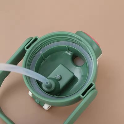Disegno di animazione 800ml Big Belly Cup Isolato Bambino Cute Flasci a vuoto Termo con paglia