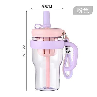 Stile di design minimalista Bottiglia di plastica da 680 ml per sport all'aria aperta ed efficienza di viaggio